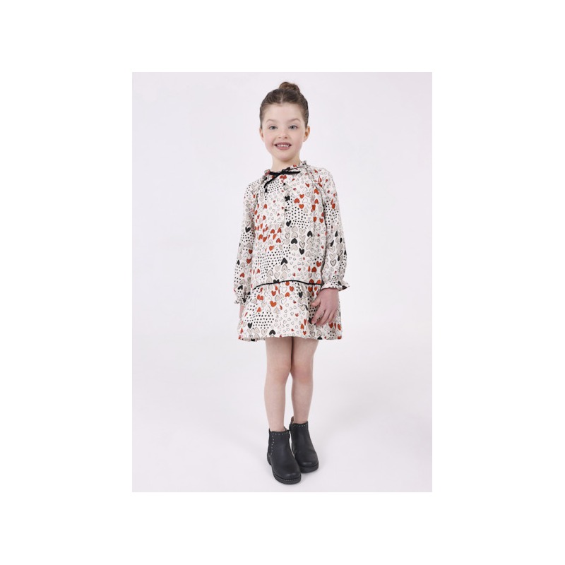 Vestido estampado niña mayoral