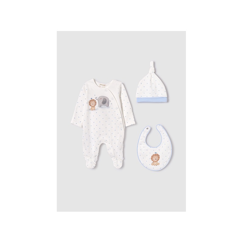 Set de regalo 3 piezas bebe niño mayoral