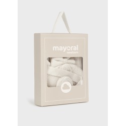 Conjunto gorro manoplas y bufanda bebe mayoral