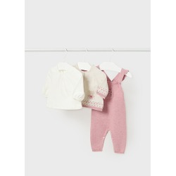 Conjunto peto tricot bebe...