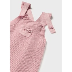 Conjunto peto tricot bebe niña mayoral