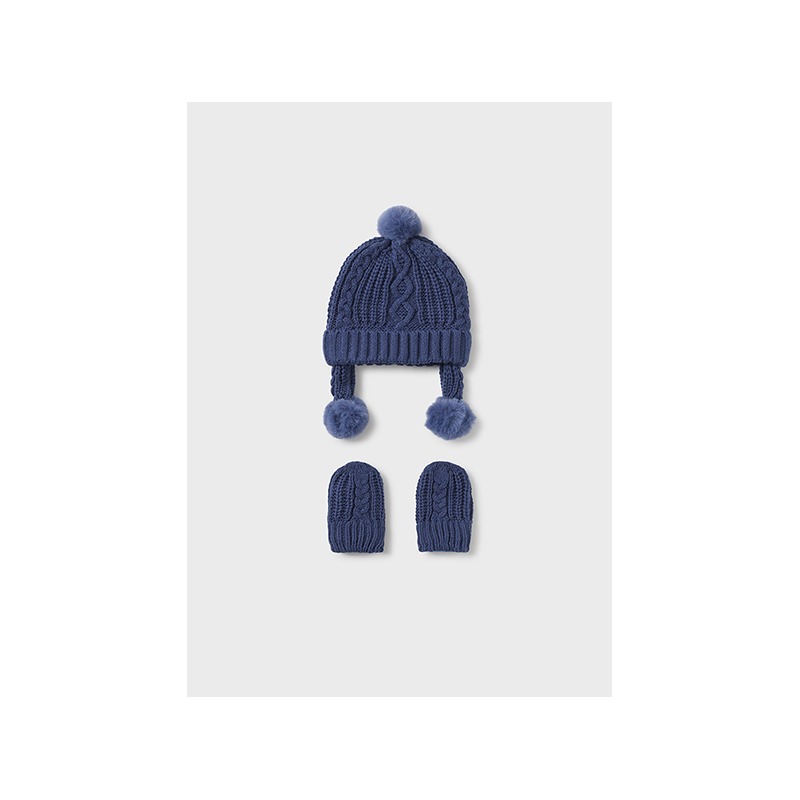 Conjunto gorro y manopla bebe mayoral