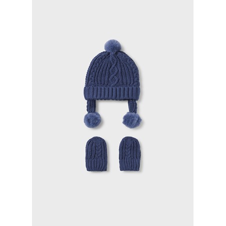 Conjunto gorro y manopla bebe mayoral
