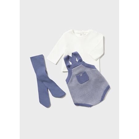 Conjunto peto y leotardo tricot bebe niño mayoral