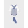 Conjunto peto y leotardo tricot bebe niño mayoral