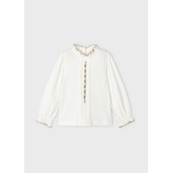 Blusa punto bordado niña mayoral