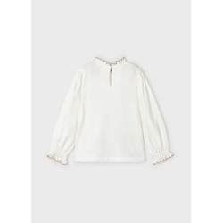 Blusa punto bordado niña mayoral