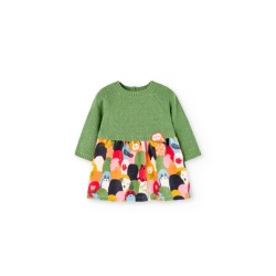Vestido tricotosa de bebé...