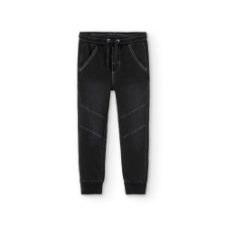 Pantalón felpa denim de...