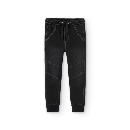 Pantalón felpa denim de niño Boboli