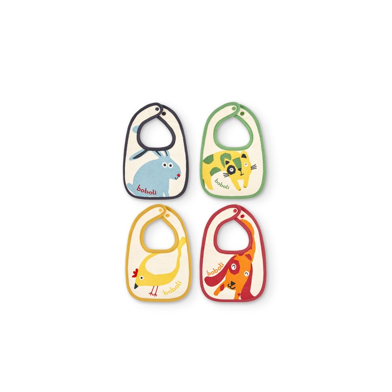 Pack 4 baberos de bebé Boboli