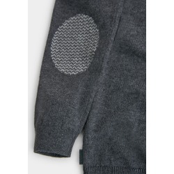 Jersey tricotosa con coderas de niño Boboli