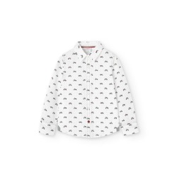 Camisa popelín "motos" de...