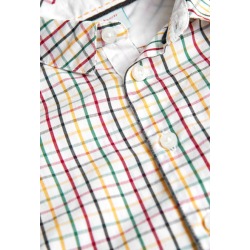 Camisa popelín cuadros de niño Boboli