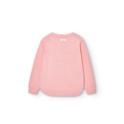 Sudadera felpa flamé de niña Boboli