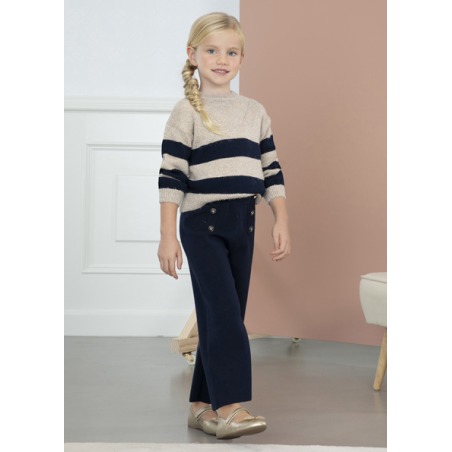 Conjunto pantalon tricot rayas Abel&Lula