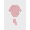 Conjunto jersey tricot y leotardo bebe niña Mayoral