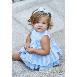Vestido rayas bebe niña