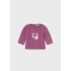 Jersey jacquard bebe niña...