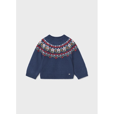 Jersey cenefa jacquard bebé niña Mayoral