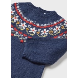 Jersey cenefa jacquard bebé niña Mayoral
