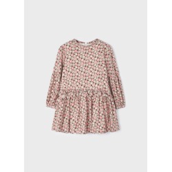 Vestido estampado volante niña Mayoral