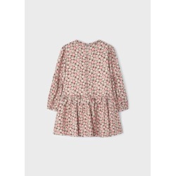 Vestido estampado volante niña Mayoral