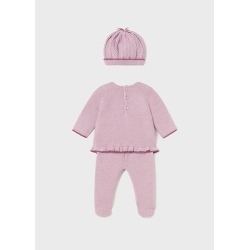 Conjunto 3 piezas tricot bebe niña mayoral