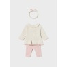 Conjunto 3 piezas tricot bebe niña Mayoral
