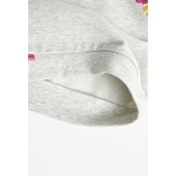 Sudadera felpa niña bordado flores Boboli