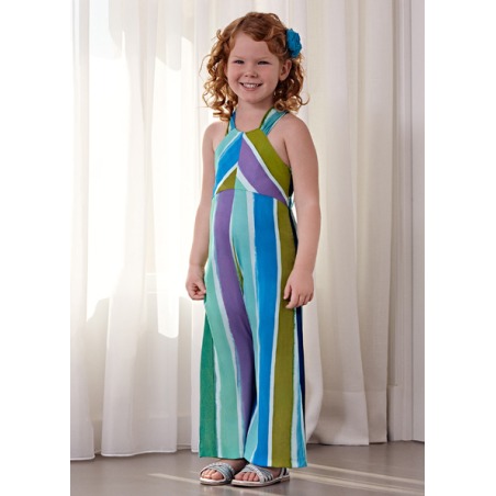 Mono saten rayas multicolor Abel&Lula