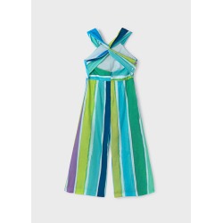 Mono saten rayas multicolor Abel&Lula