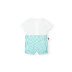 Pelele punto combinado bebé niño Boboli
