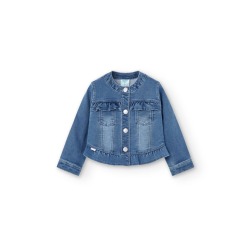 Cazadora denim punto niña Boboli