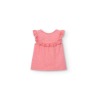 Camiseta punto flor de niña Boboli