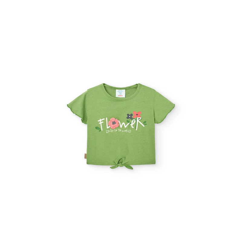 Camiseta punto flower niña Boboli