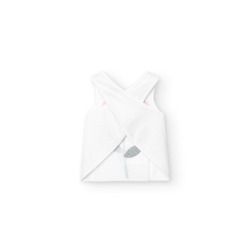 Camiseta punto cruzada niña Boboli