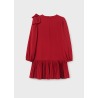 Vestido lazo crepe chica Mayoral