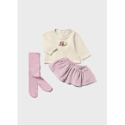 Conjunto 3 piezas bebe niña...