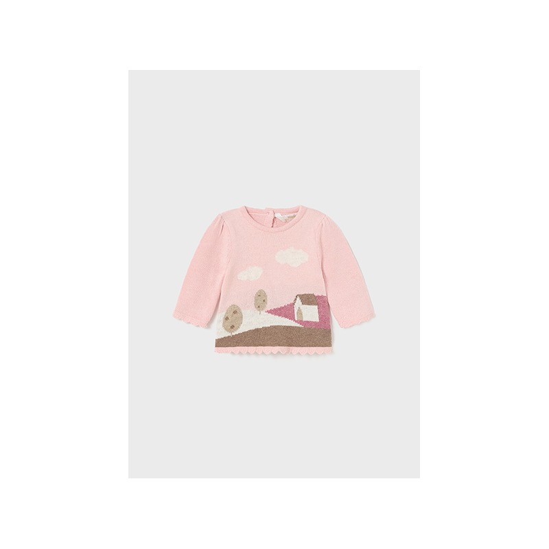 Jersey jacquard bebe niña mayoral