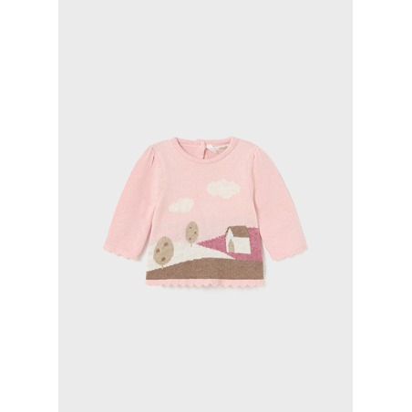 Jersey jacquard bebe niña mayoral