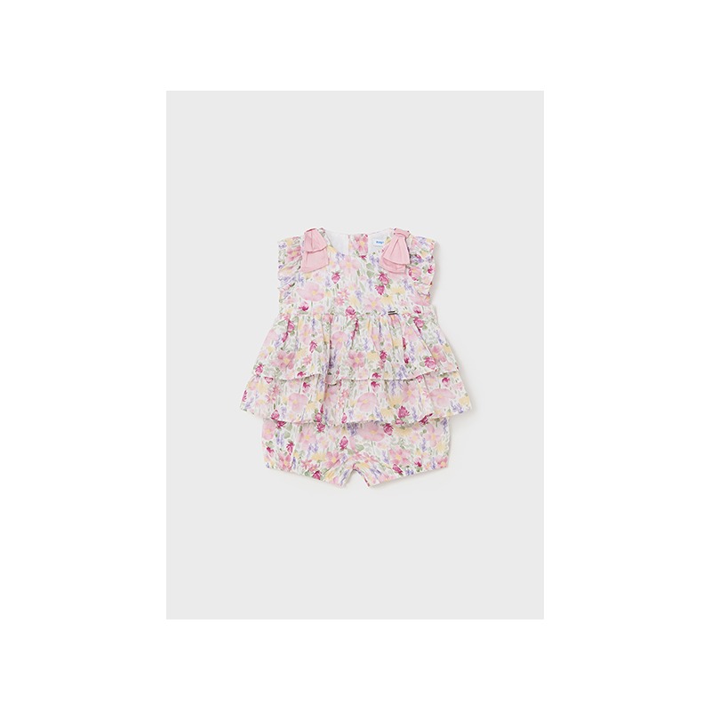 Conjunto 2 piezas floral Better Cotton bebé niña Mayoral