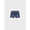 Bermuda soft denim patente bebe niño mayoral