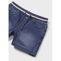 Bermuda soft denim patente bebe niño mayoral