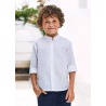 Camisa m/l cuello mao lino niño mayoral