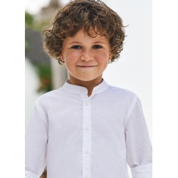 Camisa m/l cuello mao lino niño mayoral