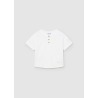 Camiseta m/c combinada lino bebe niño