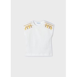 Camiseta m/c bordados niña mayoral