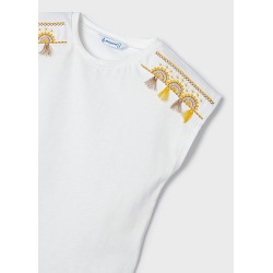Camiseta m/c bordados niña mayoral