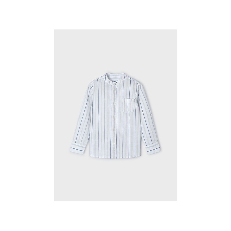 Camisa m/l cuello mao rayas niño mayoral